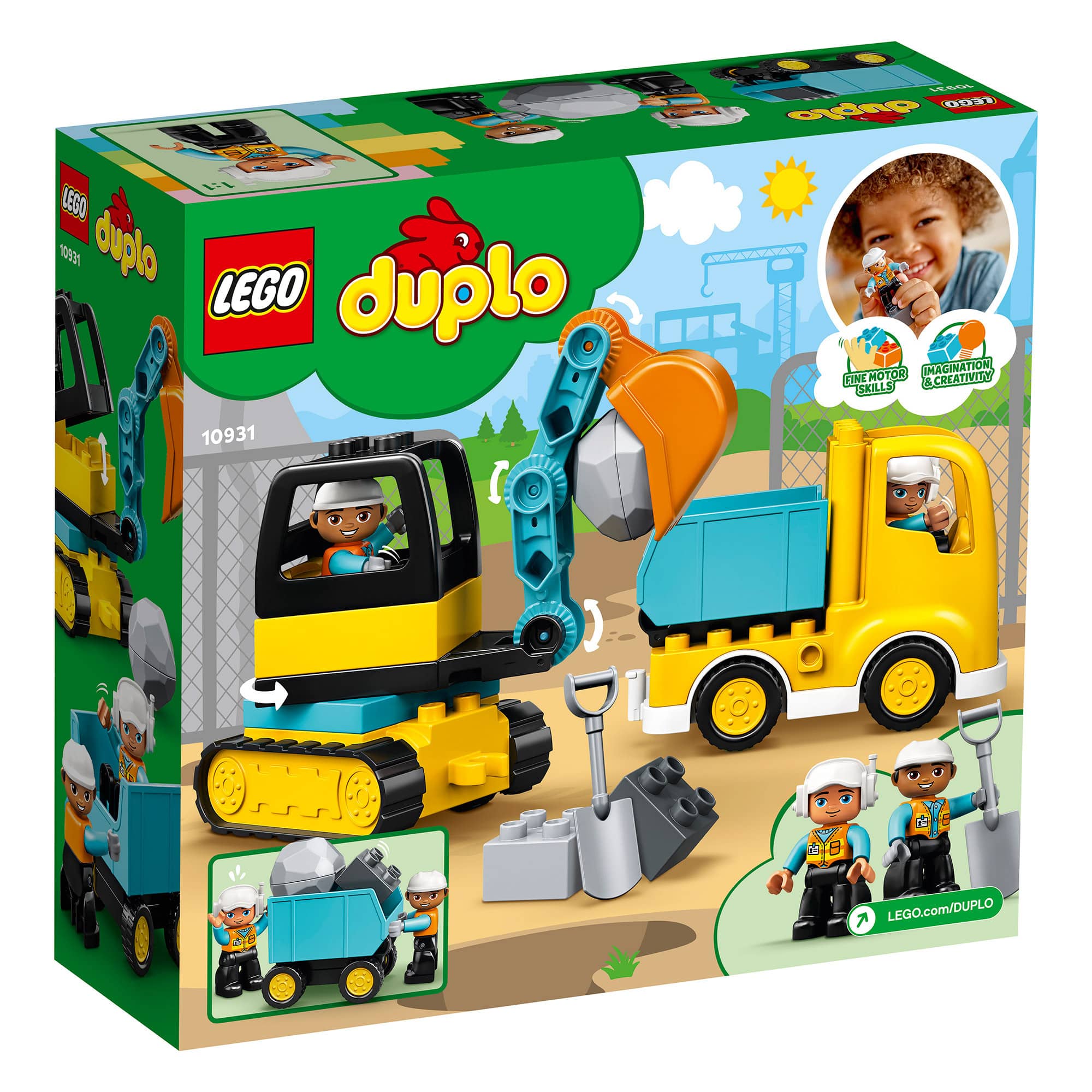 LEGO DUPLO 10931 - Truck & Tracked Excavator