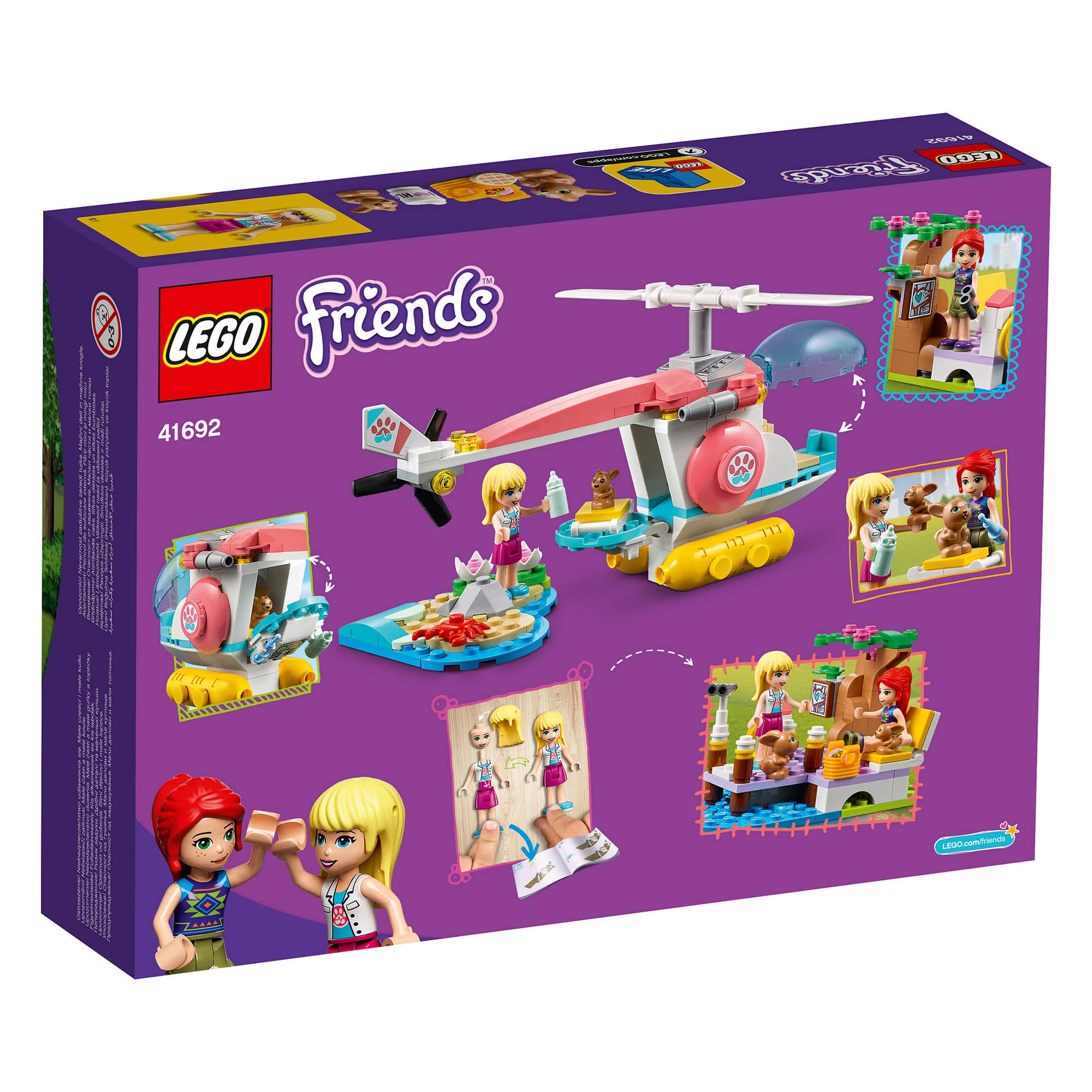 LEGO Friends 41692 - Vet Clinic Rescue Helicopter