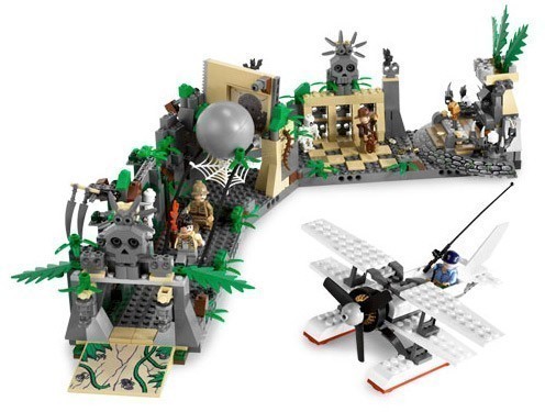 Lego Indiana Jones 7623 Temple Escape - Contents