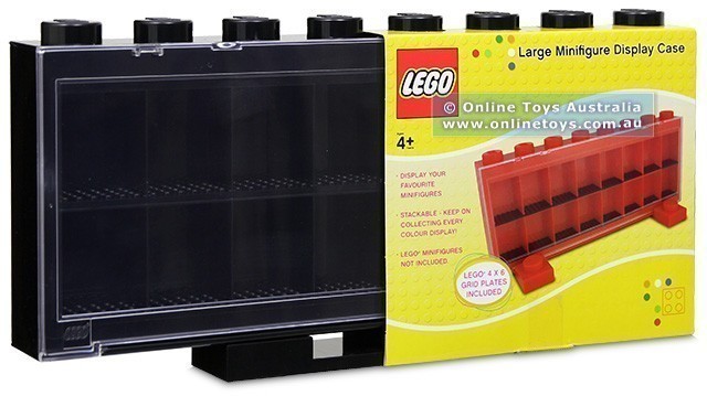LEGO® - Large Minifigure Display Case - Black