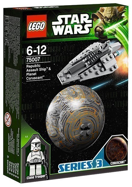 LEGO® - Star Wars™ - 75007 Republic Assault Ship™ & Coruscant™