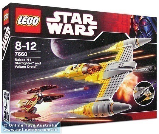 Lego - Star Wars - 7660 Naboo N-1 Starfighter and Vulture Droid
