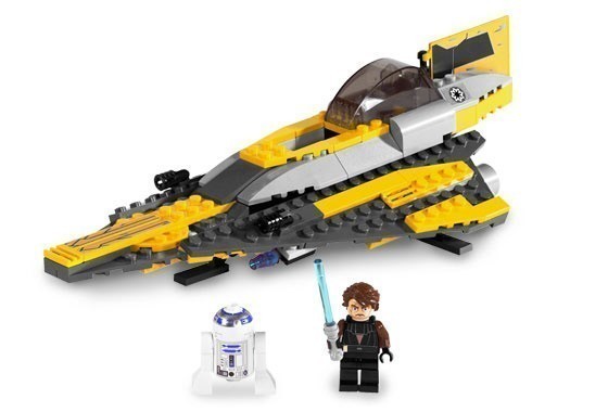 Lego - Star Wars - 7669 Anakins Jedi Starfighter - Close Up