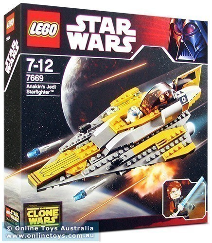 Citere Merchandising mareridt LEGO - Star Wars - 7669 Anakin's Jedi Starfighter - Online Toys Australia