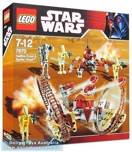 Lego - Star Wars - 7670 Hailfire Droid and Spider Droid