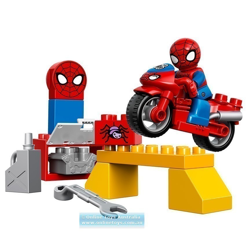 LEGO® DUPLO® 10607 - Spider-Man Web-Bike Workshop