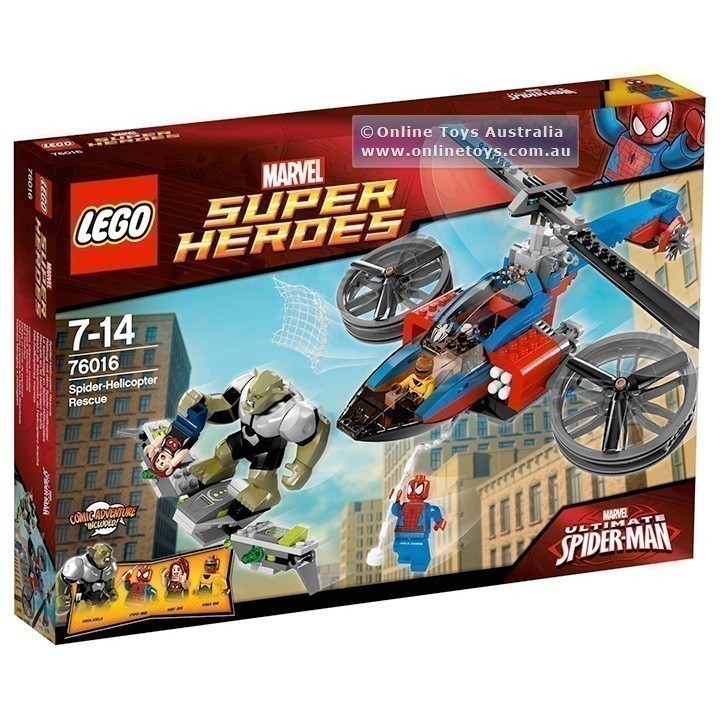 LEGO® - Super Heroes - 76016 Spider-Helicopter Rescue
