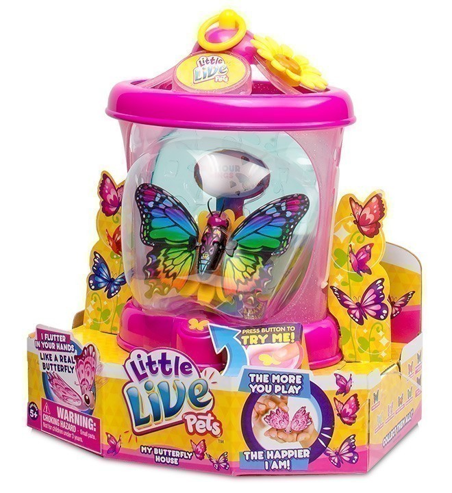 Little Live Pets - Butterfly With House - Glamour Wings