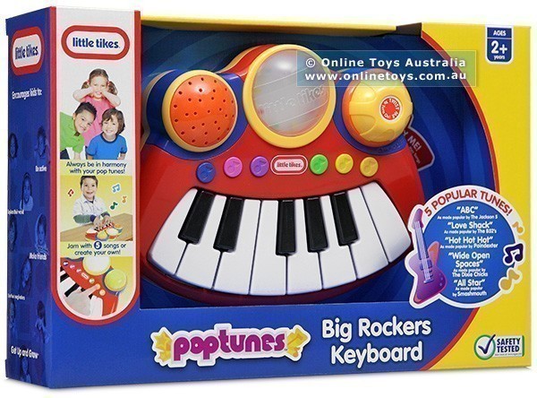 Little Tikes - Poptunes - Big Rockers Keyboard - Red