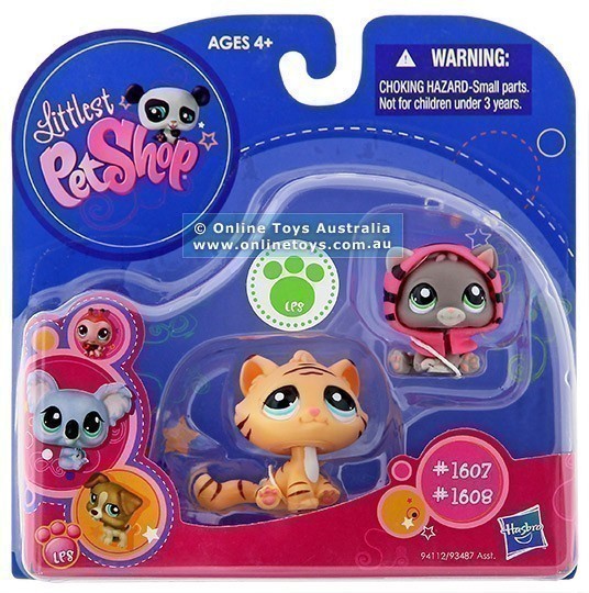 Littlest Pet Shop - Collectible Pets Value Pack - Kitten and Cat