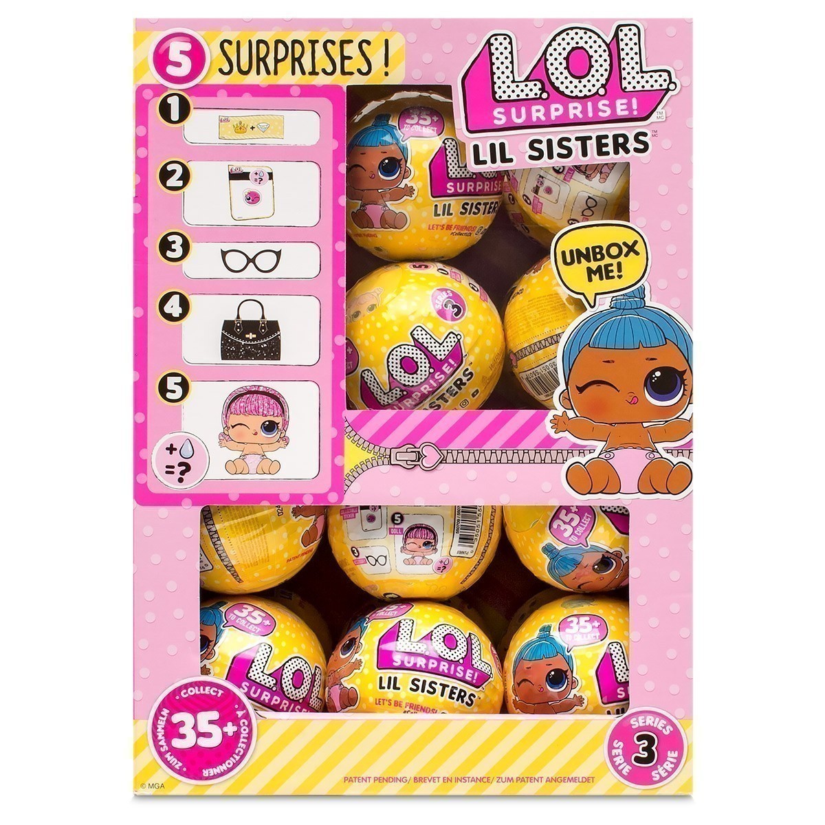 LOL Surprise Lil Sisters Doll Asst - Series 3 W2