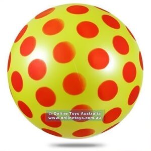 Loumet - Classic Decal Play Ball - 225mm Yellow and Orange