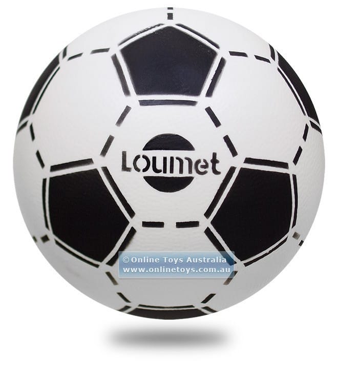 Loumet - Soccer Ball - 225mm Black & White