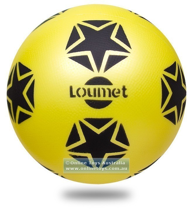 Loumet - Soccer Ball - 225mm Yellow and Black