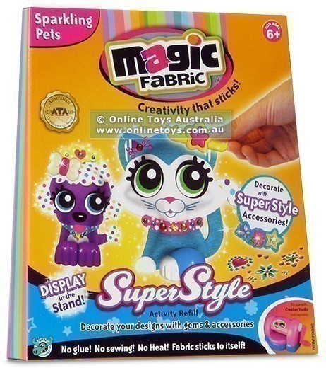 Magic Fabric - Super Style Activity Refill - Sparkling Pets
