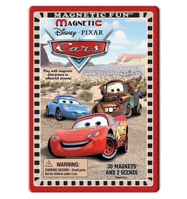 Magnetic Fun Large Tin - Disney-Pixar Cars