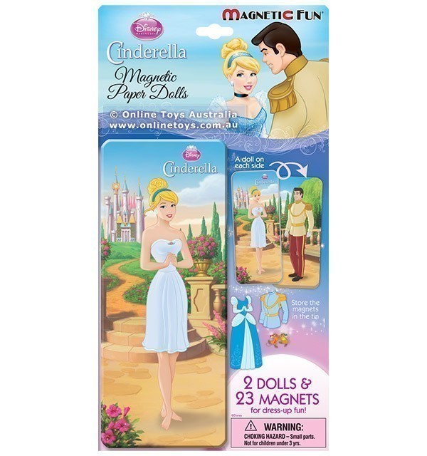 Magnetic Fun - Magnetic Paper Dolls - Disney Cinderella