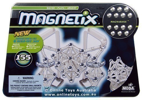 Magnetix - 28743 Silver 155 Piece