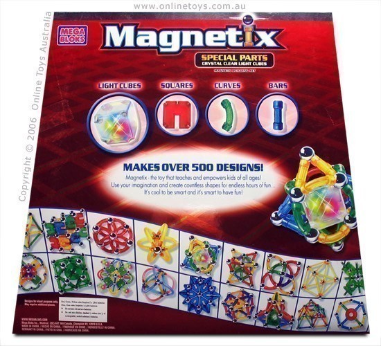Magnetix - 90 Piece Special Parts Set - Back