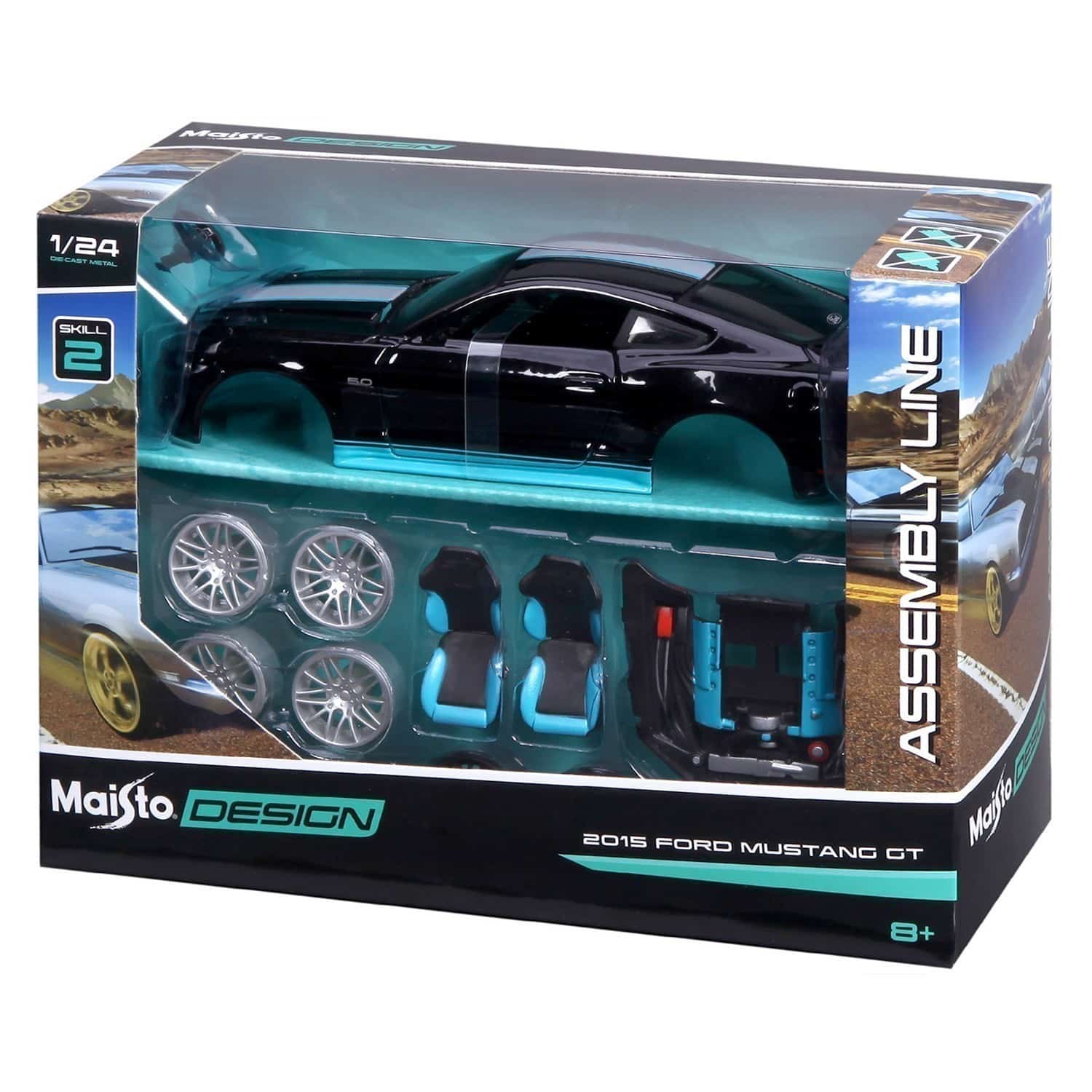 Maisto Design - Assembly Line - 1:24 Scale 2015 Ford Mustang GT