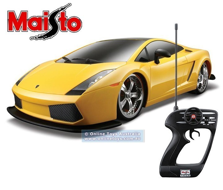 Maisto Tech - 1/10 Scale Lamborghini Gallardo - Yellow