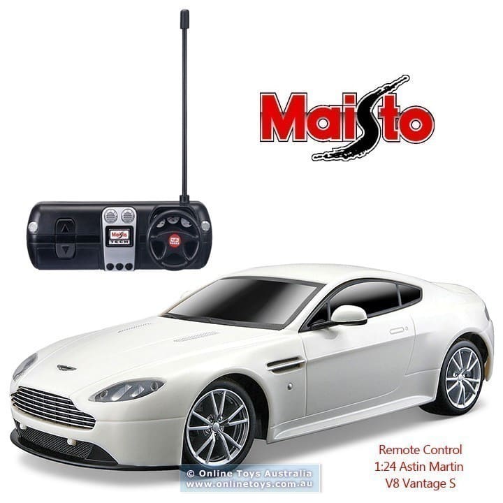 Maisto Tech - 1/24 Scale Aston Martin V8 Vantage S - White