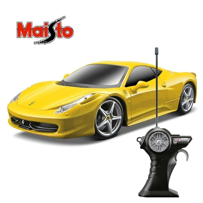Maisto Tech - 1/24 Scale Ferrari 458 Italia - Yellow