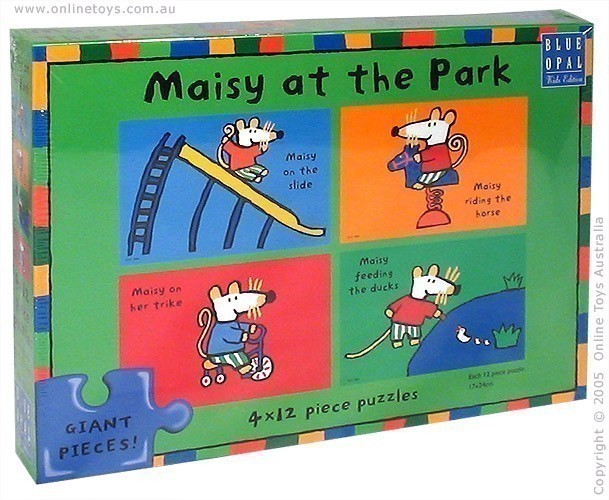 Maisy at the Park - 4 X 12 Piece Jigsaw Puzzle