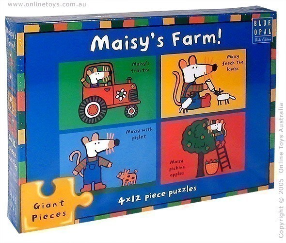 Maisys Farm - 4 X 12 Piece Jigsaw Puzzle