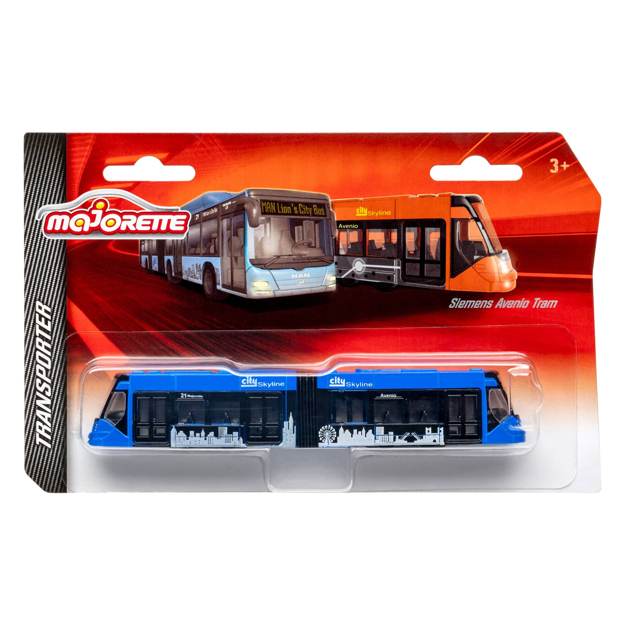 Majorette - Die-Cast Siemens Avenio Tram - Blue