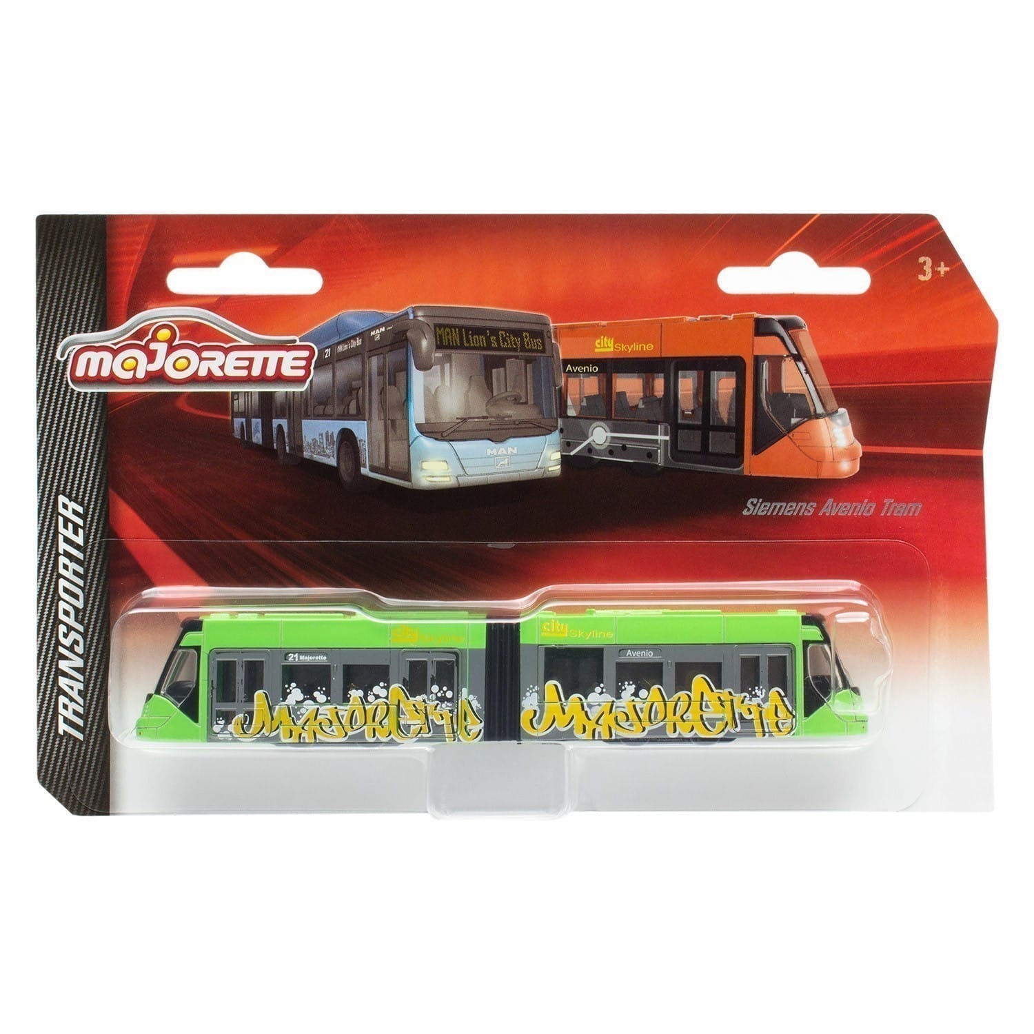 Majorette - Die-Cast Siemens Avenio Tram - Green