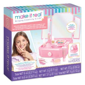 Make It Real - Deluxe Mirrored Vanity & Cosmetic Set