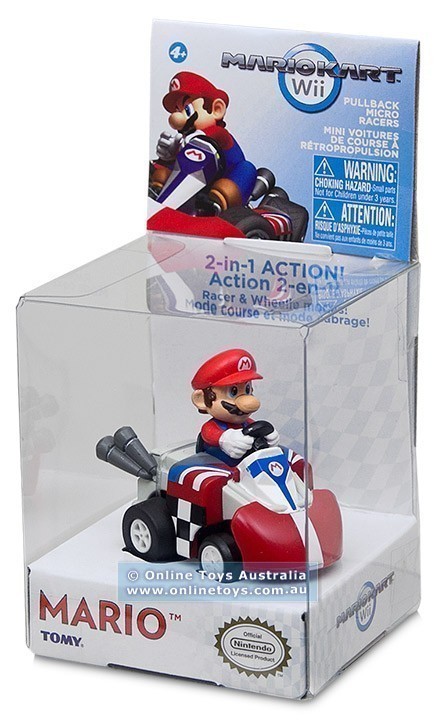 Mario Kart - Pull-Back Micro Racers - Mario