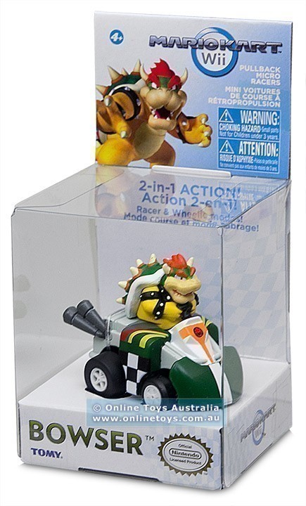 Mario Kart Wii - Pull-Back Micro Racers - Bowser