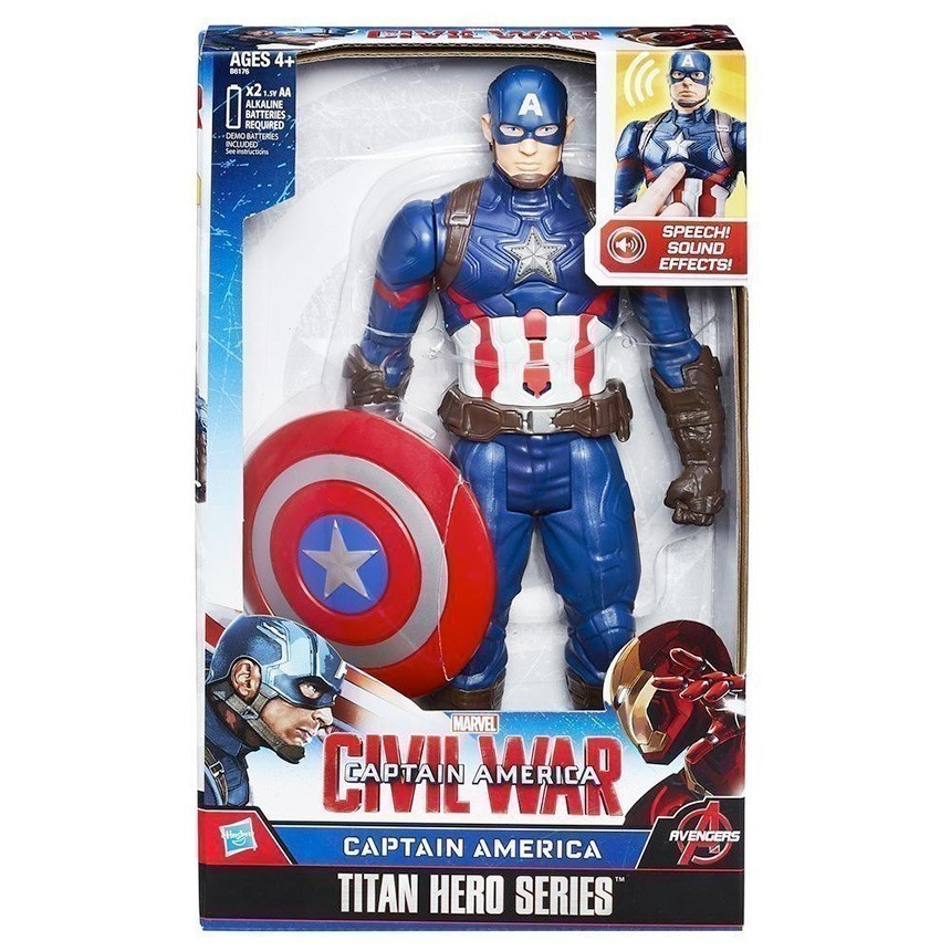Marvel Avengers - Titan Hero Series - 30cm Captain America Electronic Figure