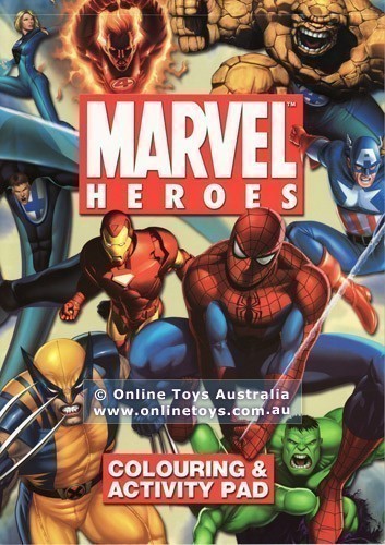 Marvel Heoes - Colouring and Activity Pad