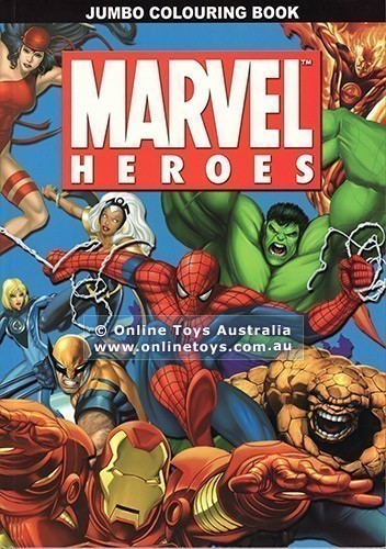 Marvel Heoes - Jumbo Colouring Book