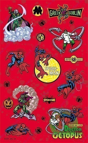 Marvel SpiderManVillians Maxi Sticker Pack