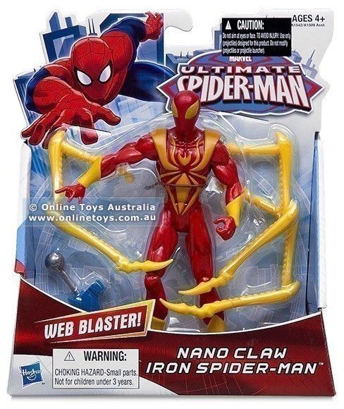 Marvel - Ultimate Spider-Man - Nano Claw Iron Spider-Man Figure