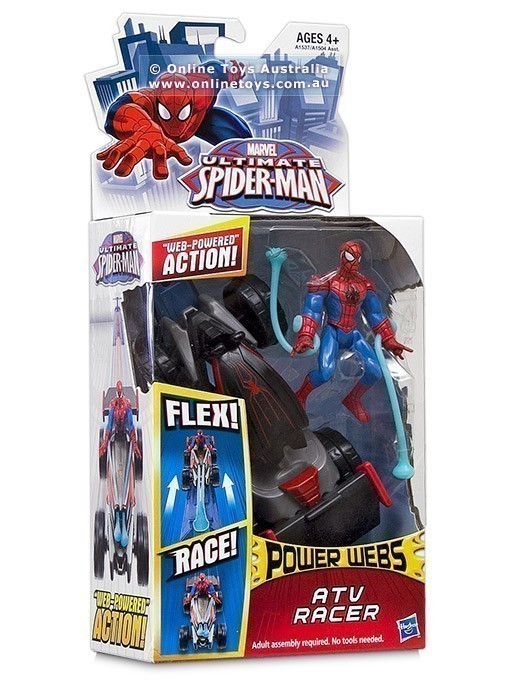 Marvel - Ultimate Spider-Man - Power Webs - ATV Racer Vehicle