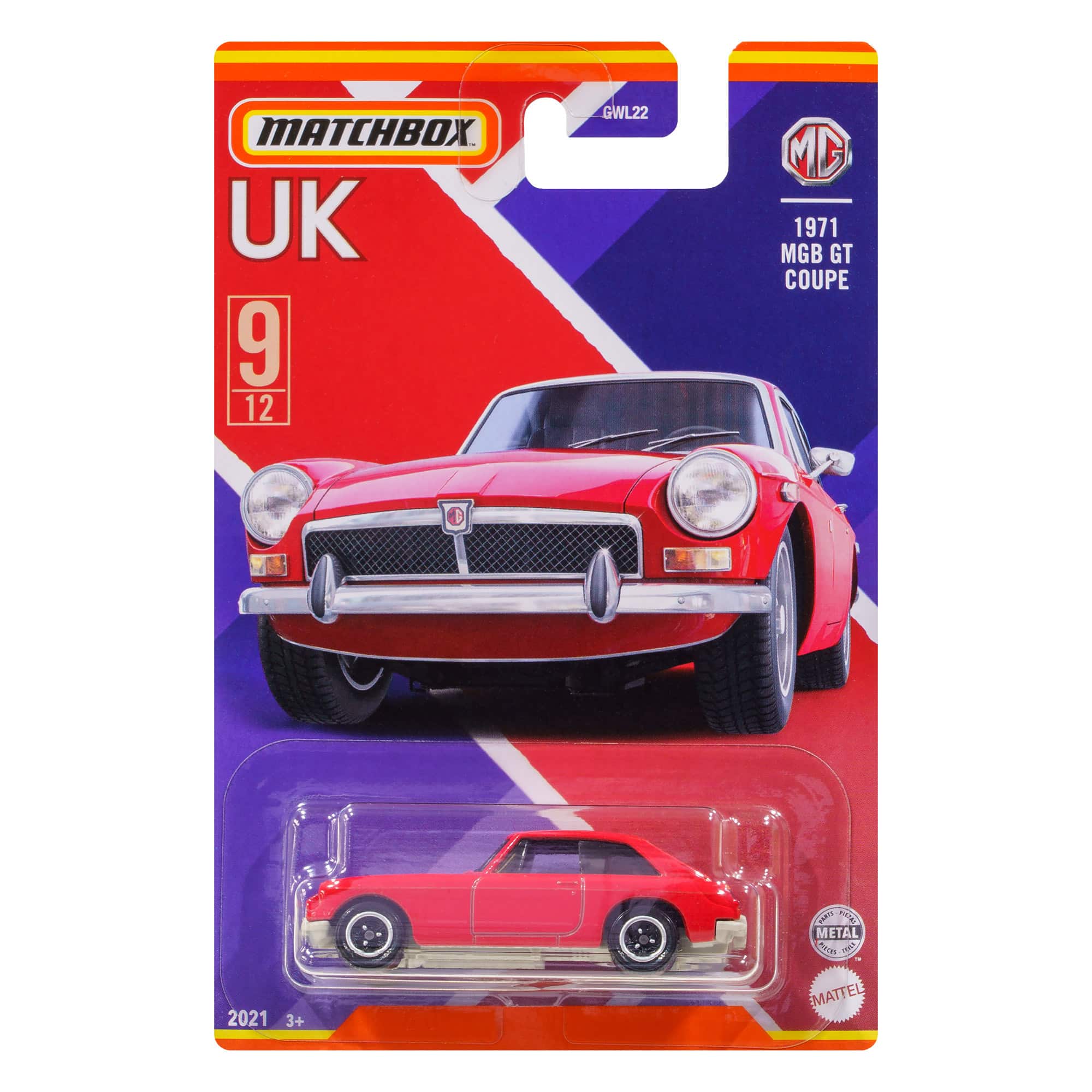 Matchbox - Best of UK - 1971 MGB GT Coupe