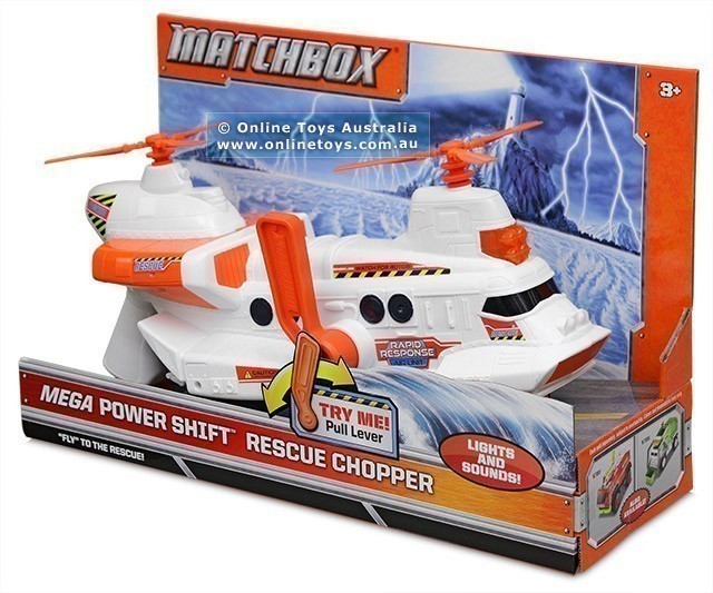 Matchbox - Mega Power Shift - Rescue Chopper