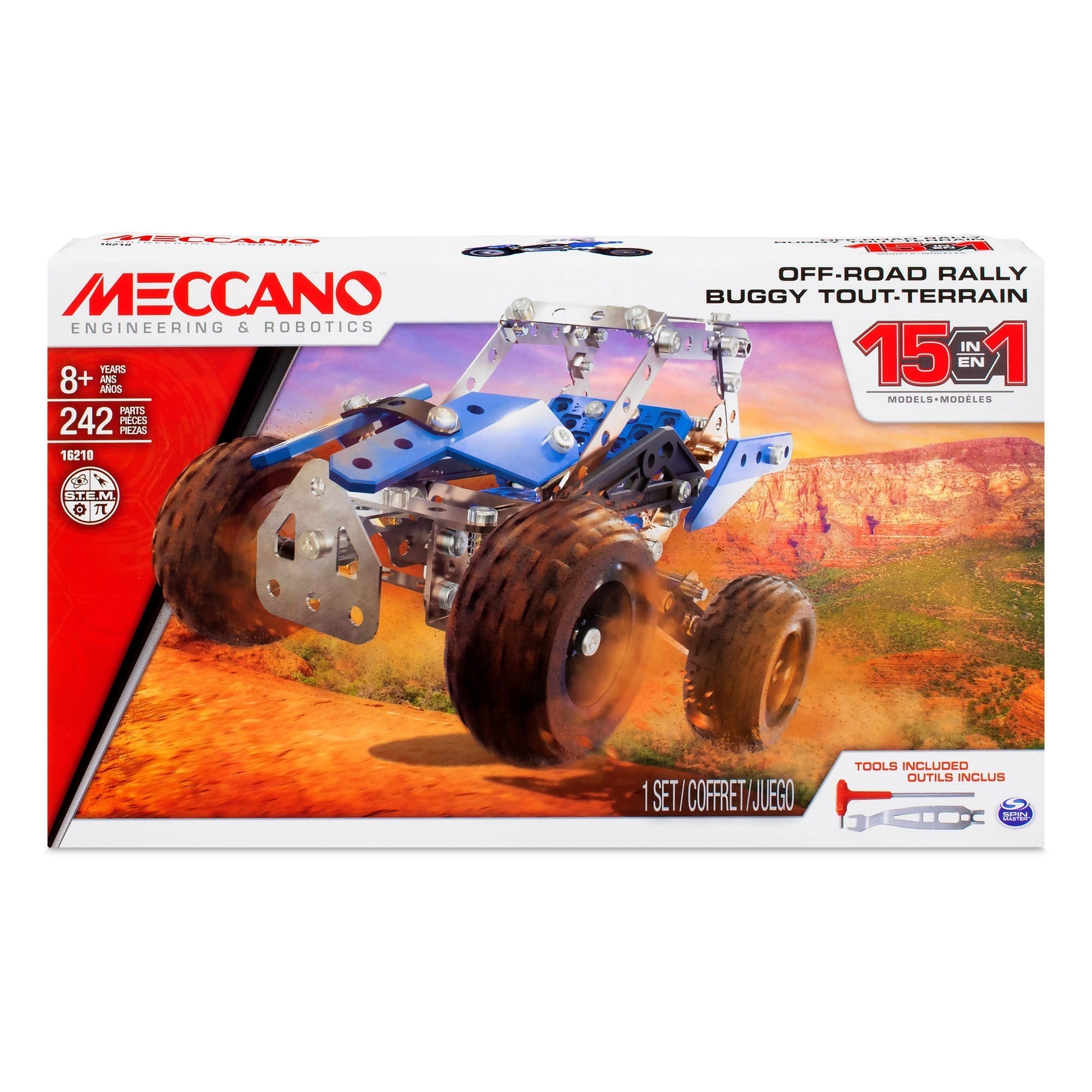 Meccano 16210 - Off-Road Rally - 15 Model Set