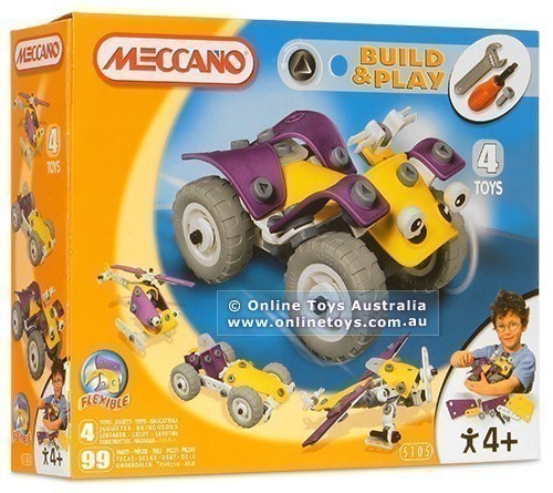 Meccano 5105 Build and Play - 4 Toys