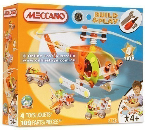 Meccano 5106 Build and Play - 4 Toys