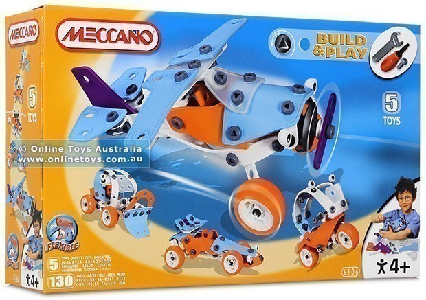 Meccano 6106 Build and Play - 5 Toys