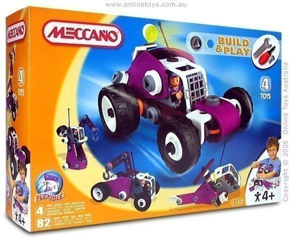 Meccano Build and Play - 4 Toys