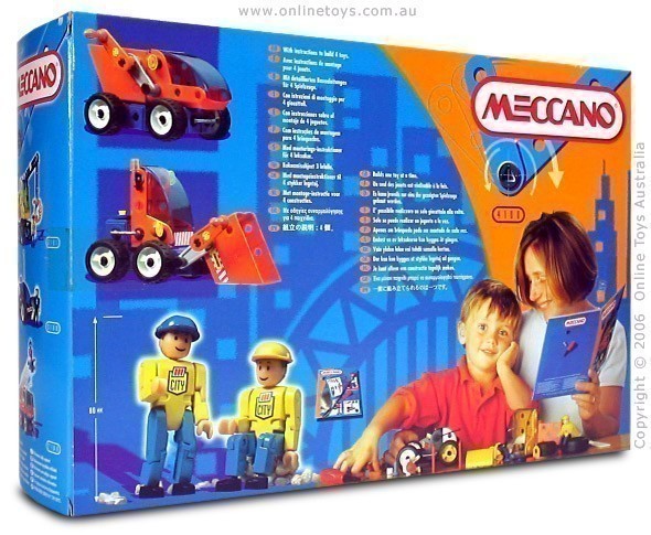 Meccano City 4100 - Dump Truck - Back