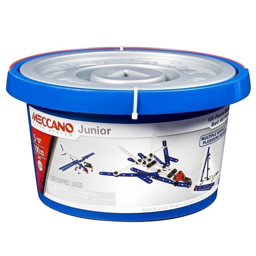Meccano Junior - 100 Piece Construction Bucket