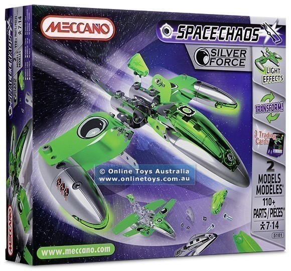 Meccano - Space Chaos - Silver Force - 5101 Fighter